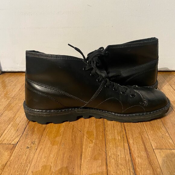 Grafters Original Retro Leather Monkey Boots - Picture 3 of 7